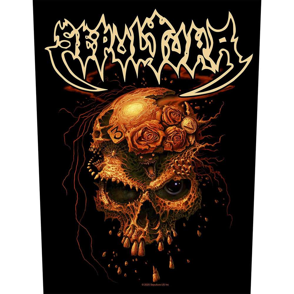 Sepultura - Beneath The Remains Rugpatch - Zwart